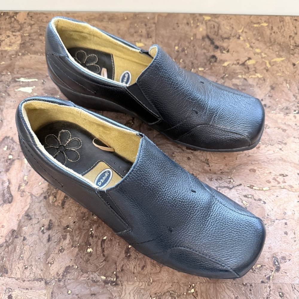 Leather Dr. Scholl's Black Women’s Work Shoes Comfortable 💥 - Picture 3 of 5